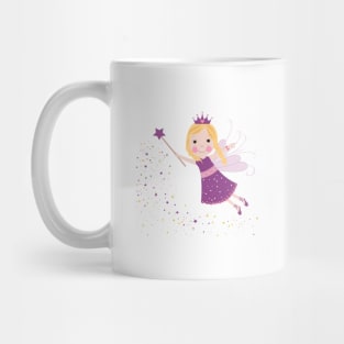 Cute fairytale purple stars shining Mug